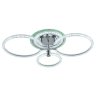 Светодиодная диммируемая люстра с ПДУ Profit Light 8024/2+2 CHR 93W+7W RGB