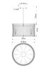 Подвесная люстра Divinare BIVARA 7567/18 SP-10