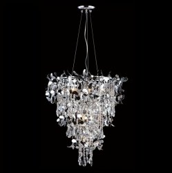 Подвесная люстра Crystal Lux Romeo SP10 Chrome D600 (2830/310)
