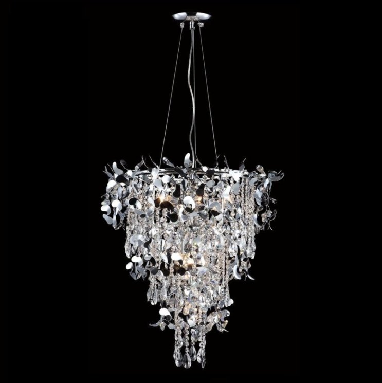 Подвесная люстра Crystal Lux Romeo SP10 Chrome D600 (2830/310)