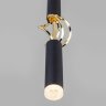 Подвесной светодиодный светильник Eurosvet Lance 50191/1 LED черный/золото (a049107)