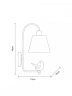 Бра Arte Lamp Passero A4289AP-1WH
