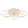 Светодиодная диммируемая люстра с ПДУ Profit Light 8024/4+2 WHT 128W+8W RGB
