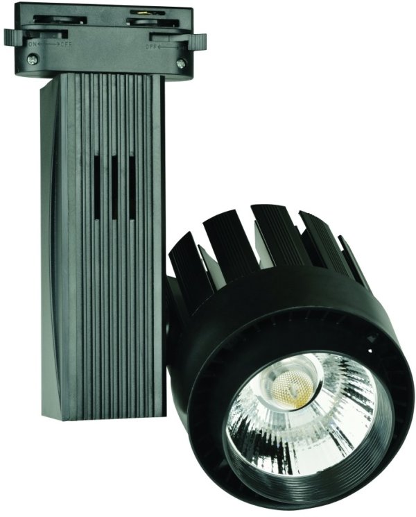 Трековый светодиодный светильник (10962) Volpe 4500K ULB-Q250 20W/NW/A Black
