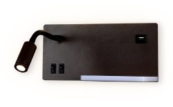 Настенный светодиодный светильник с полкой и USB разъемом Ambrella light Wall FW293 (00-00002978)