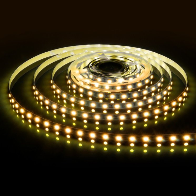 5м. Светодиодная лента теплого цвета 3300К 2835, 9,6W, 12V, 120LED/m, IP20 Elektrostandard (a050539)