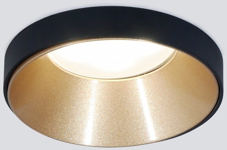 Встраиваемый светильник Elektrostandard 112 MR16 золото/черный (a053341)