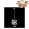 Подвесной светильник Crystal Lux с лампочками Romeo SP2 Chrome D250+Lamps E14 Свеча