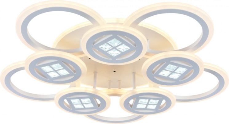 Потолочная диммируемая люстра с пультом ДУ Escada Cassiopeia 10205/10LED BL White