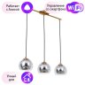 Подвесной светильник Rastaban Arte lamp с поддержкой Алиса A7984SP-3PB-A