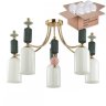 Потолочная люстра с лампочками deon Light Candy 4861/5C+Lamps E14 P45