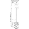 Подвесной светильник Lightstar Gabbia 732417