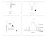 Светильник встраиваемый IP44 с высокой степенью пылевлагозащиты Ambrella light Techno Spot IP Protect TN1181