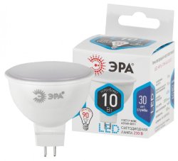 Светодиодная лампа GU5.3 10W 4000К (белый) Эра LED MR16-10W-840-GU5.3 (Б0032996)
