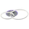 Светодиодная диммируемая люстра с ПДУ Profit Light 8024/2 CHR 69W+7W RGB