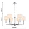Подвесная люстра Favourite Laciness с поддержкой Алиса 2607-6P-A