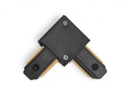 Соединитель L-образный для однофазного шиноровода Ambrella light Track System GL7071 BK