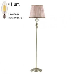 Торшер с лампочкой Odeon Light Aurelia 3390/1F+Lamps E14 Свеча