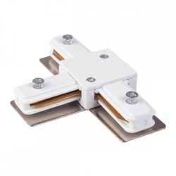 Коннектор Т-образный для однофазного шинопровода Elektrostandard TRC-1-1-T-WH / Коннектор Т-образный для однофазного шинопровода (белый) (a039502)
