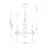 Подвесная люстра Lucia Tucci Angelo 147.3 Ivory