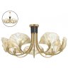 Подвесная люстра с лампочками Odeon Light Ventaglio 4870/7+Lamps E14 Свеча
