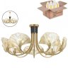 Подвесная люстра с лампочками Odeon Light Ventaglio 4870/7+Lamps E14 Свеча
