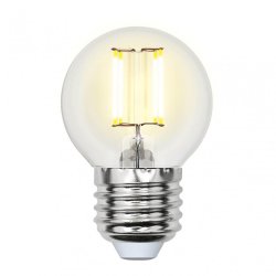Филаментная лампа E27 6W 3000K (теплый) Air Uniel LED-G45-6W-WW-E27-CL GLA01TR (UL-00002203)