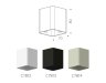 Корпус светильника накладной для насадок 70*70mm Ambrella light Diy Spot C7812