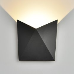 1517 TECHNO LED BATTERFLY черный Уличный настенный светодиодный светильник Elektrostandard (a038824)