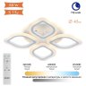Потолочная диммируемая люстра с пультом ДУ Escada Ella 10216/4LED BL