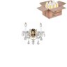 Бра Crystal Lux с лампочками Diva AP2+Lamps E14 Свеча