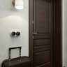Розетка с заземлением (мокко матовый/хром) Vintage Werkel W5871052