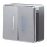 Выключатель двухклавишный с подсветкой (серебряный) Gallant Werkel W5020106 (a052770)