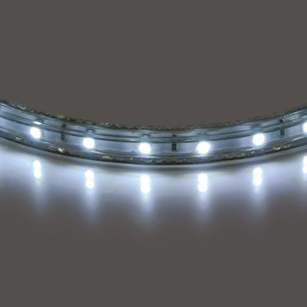 1м. Светодиодная лента белого цвета 3528, 4200К, 220V, 60LED/m, IP65 Lightstar 402004