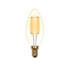 Ретро лампа E14 5W 2250K (теплый) Vintage Uniel LED-C35-5W-GOLDEN-E14 GLV21GO (UL-00002396)