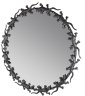 Зеркало Runden Ящерицы черные круглое V20014