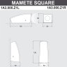Фасадный светильник Fumagalli MAMETE SQUARE  1A3.000.000.AXZ1L