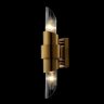 Бра Crystal Lux с лампочками JUSTO AP2 BRASS+Lamps E14 Свеча