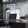 Розетка с заземлением (черный матовый/хром) Vintage Werkel W5871051