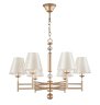 Подвесная люстра Crystal Lux FLAVIO SP6 GOLD