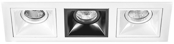 D536060706 Встраиваемый точечный светильник Domino Quadro Lightstar (комплект из 214536+214506+214507+214506)