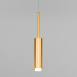 Подвесной светодиодный светильник Dante Eurosvet 50203/1 LED матовое золото (a051710)