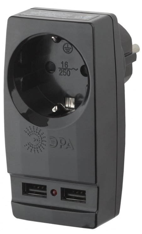 Сетевой разветвитель ЭРА SP-1e-USB-B