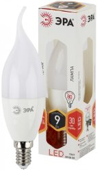 Светодиодная лампа E14 9W 2700К (теплый) Эра LED BXS-9W-827-E14 (Б0027973)