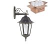 Уличный светильник с лампочкой Favourite London 1809-1W+Lamps E27 P45