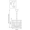 Подвесная люстра Lightstar Epsilon 735030