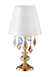 Настольная лампа Crystal Lux Mercedes LG1 Gold/Color