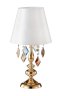 Настольная лампа Crystal Lux Mercedes LG1 Gold/Color