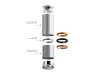 Коннектор скрытый для соединения корпуса светильника D60+D60mm Ambrella light Diy Spot A2010