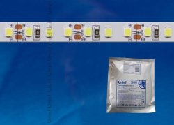 Светодиодная лента (UL-00002970) Uniel 60LED/m 6W/m 2835SMD белый 5M ULS-2835-60LED/m-8mm-IP20-DC24V-6W/m-5M-W